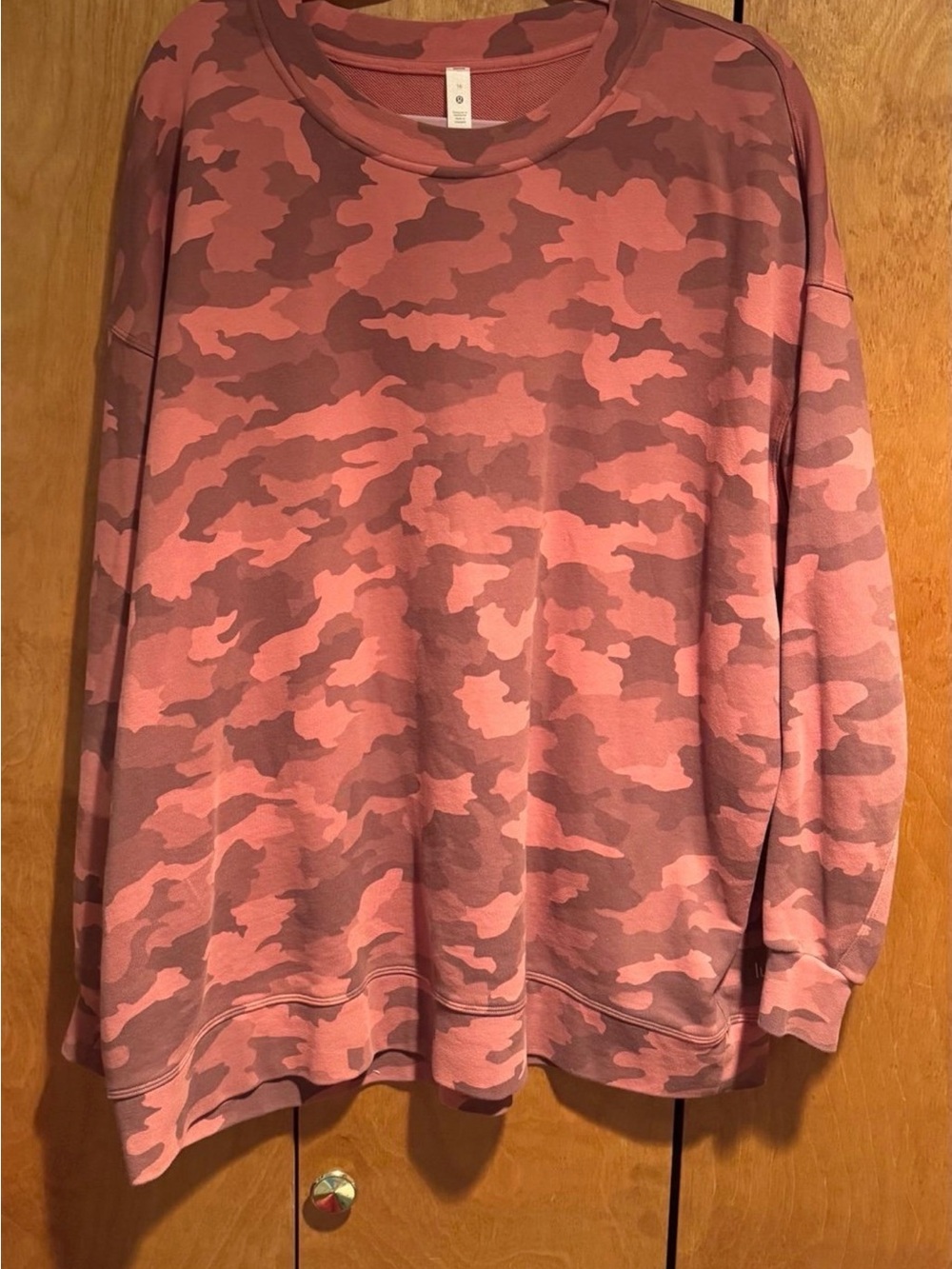 lululemon perfectly oversized crew heritage 365